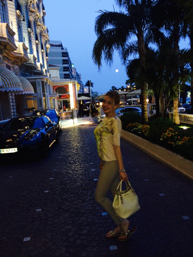 Night time in Cannes
